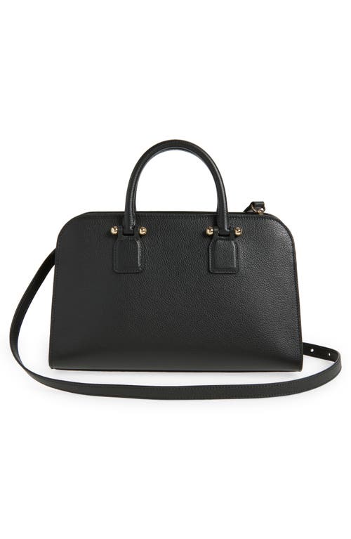 Strathberry Midi Georgia Leather Tote In Black