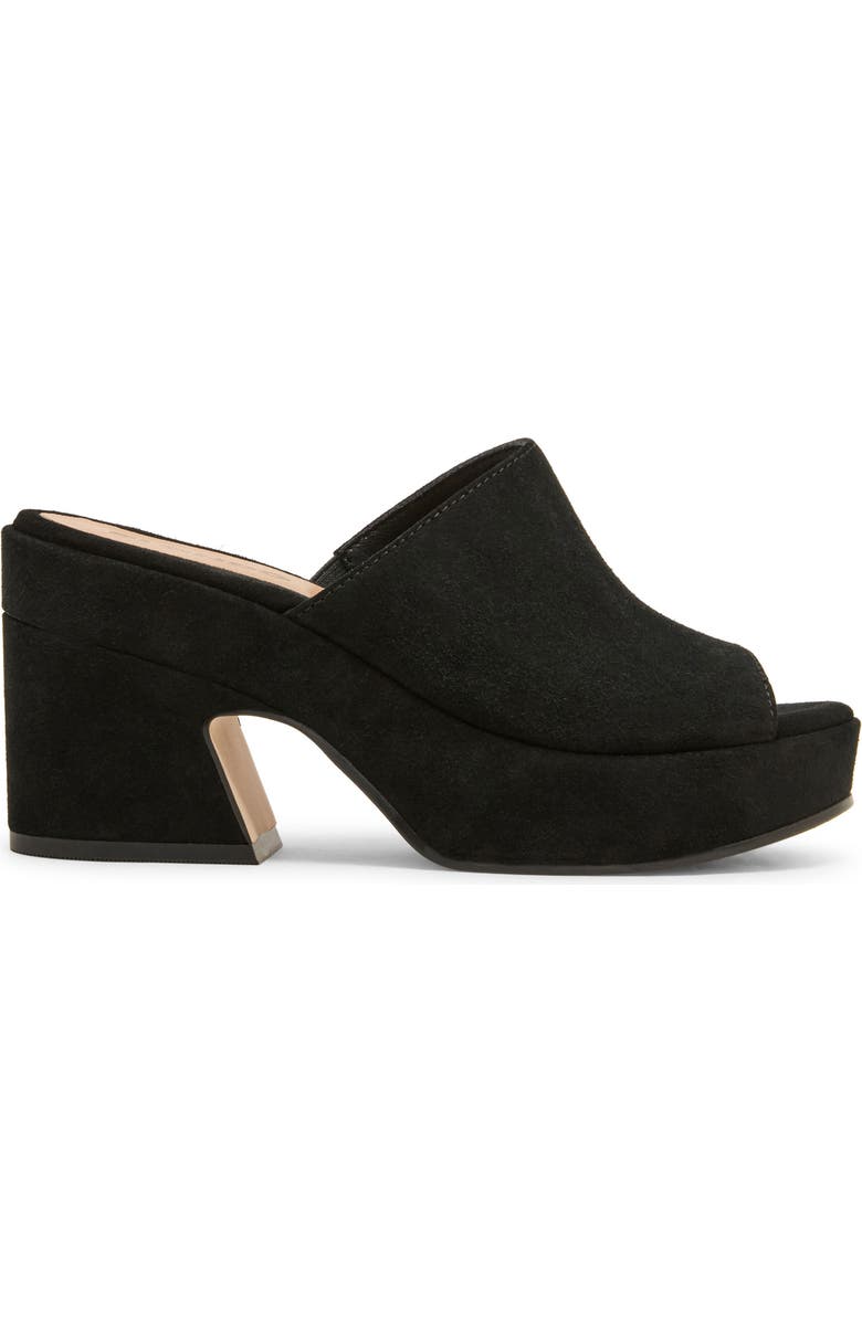 Blondo Montage Platform Mule Sandal, Alternate, color, Black Leather