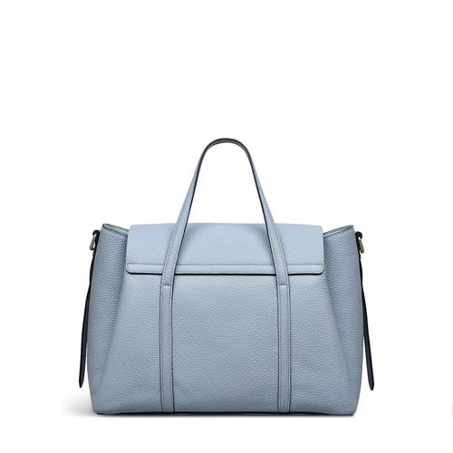 Radley London The Chancery Medium Flapover Satchel Bag In Smoke Blue