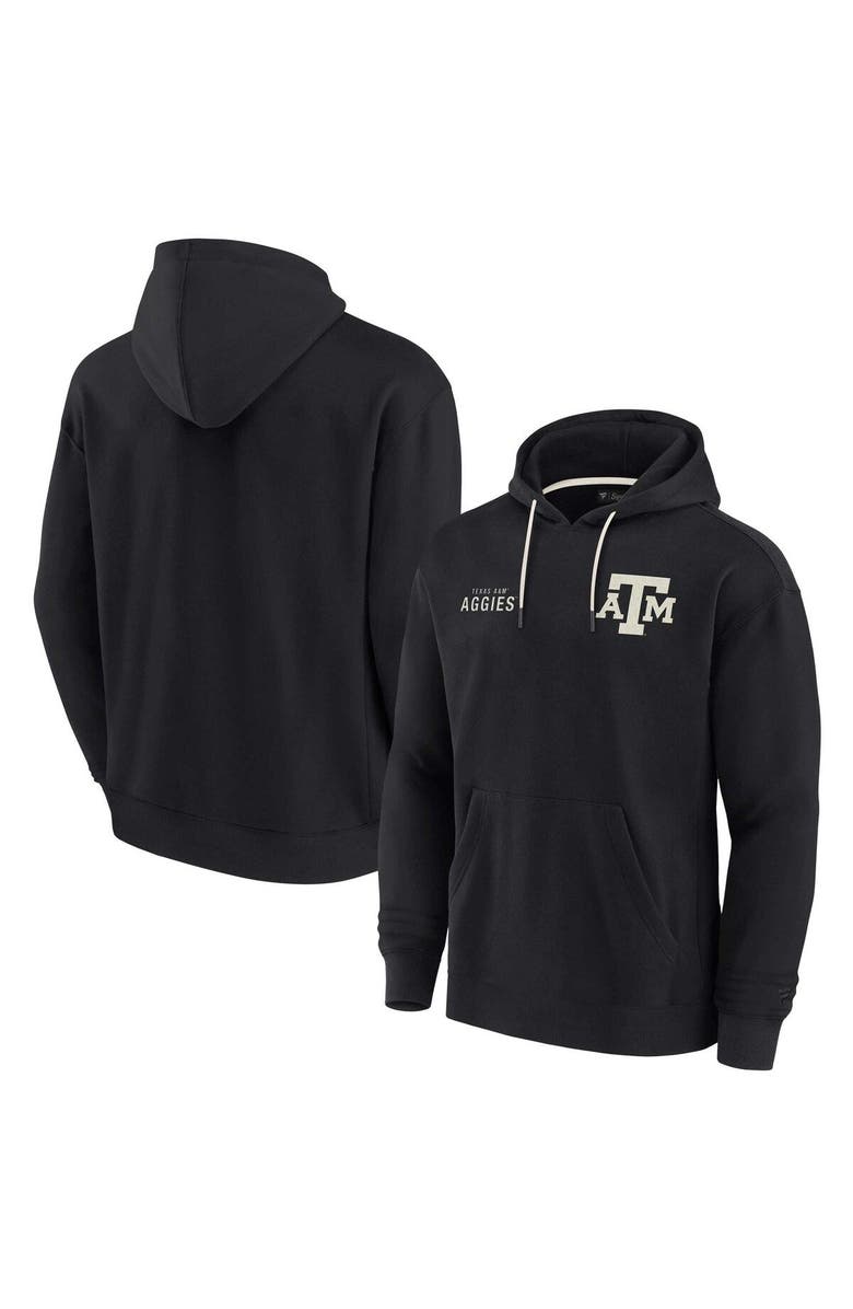Fanatics Signature Unisex Fanatics Signature Black Texas A&M Aggies Elements Super Soft Fleece Pullover Hoodie, Main, color, Black