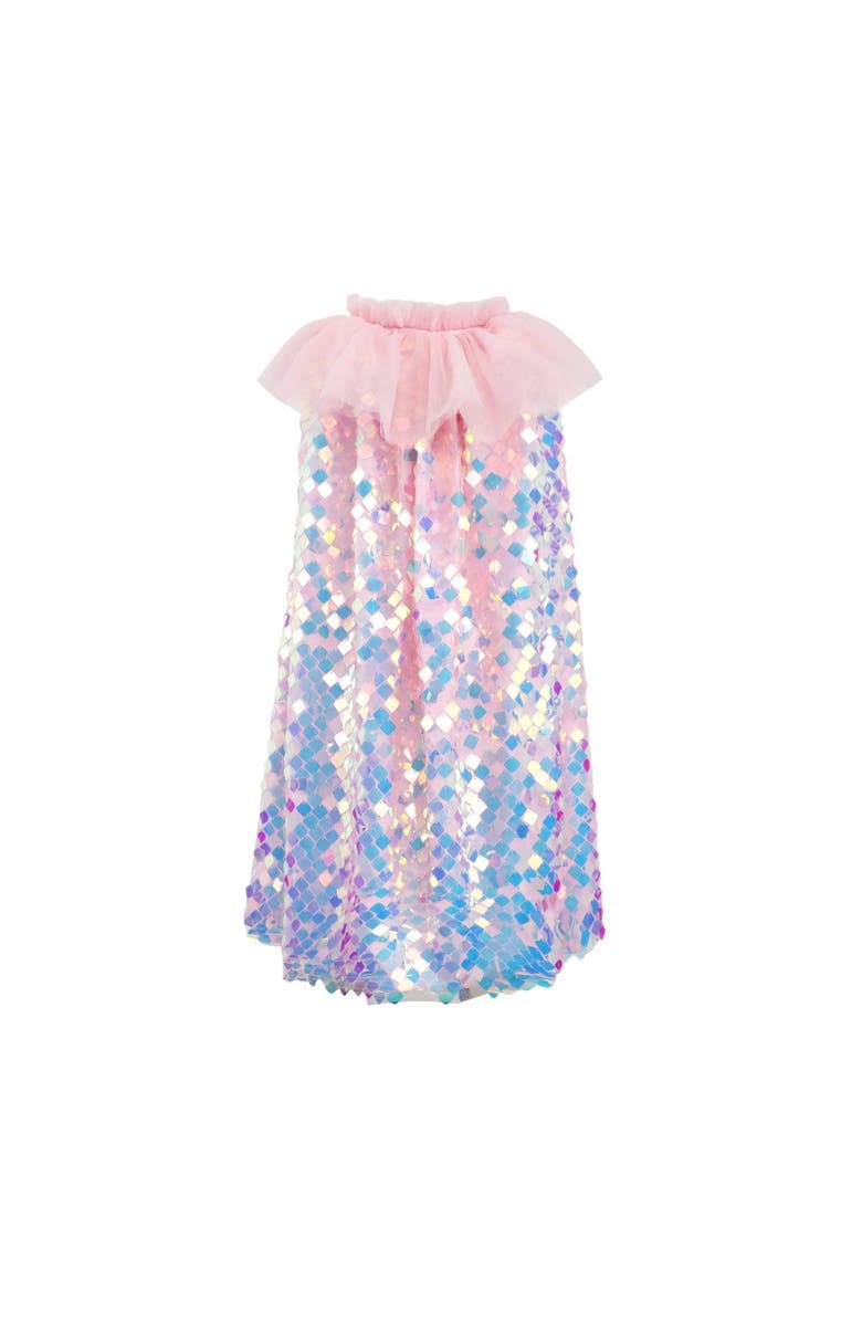 Lola + The Boys Mermaid Shimmer Cape, Main, color, Multicolor