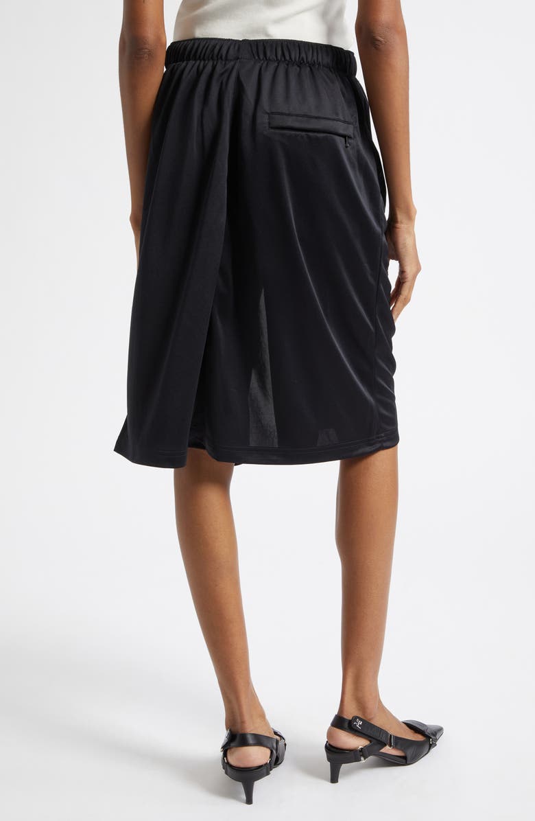Courrèges Sport Back Panel Shorts, Alternate, color, Black