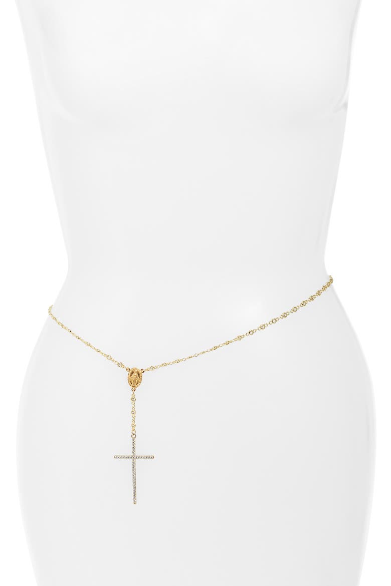 Selena Belly Chain, Main, color, GOLD