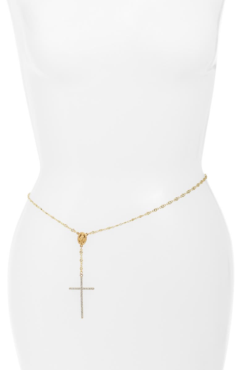 VIDAKUSH Selena Belly Chain, Main, color, 