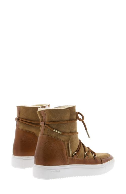 Blackstone Ul87 Genuine Shearling Lined Boot In Brown