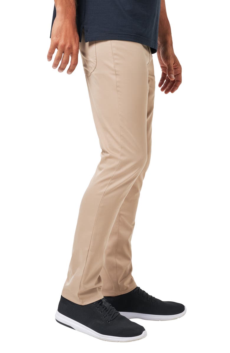 TravisMathew Open to Close Performance Pants, Alternate, color, Khaki