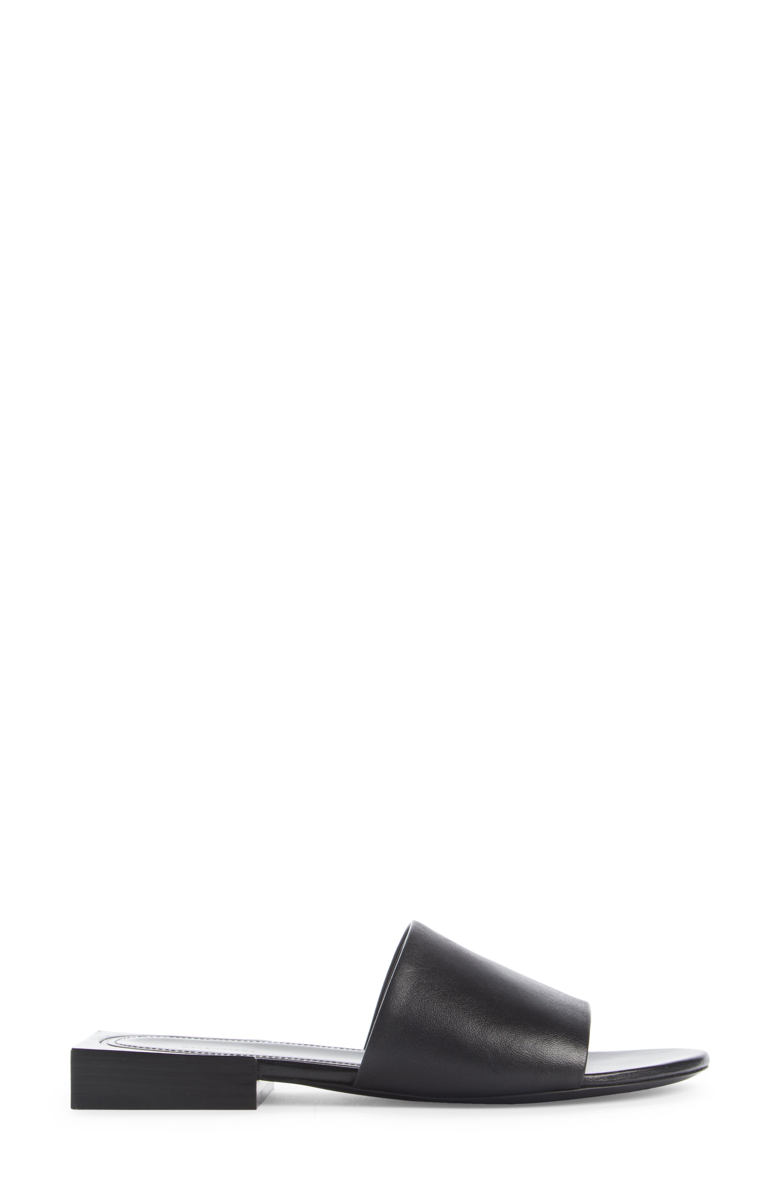 Balenciaga Logo Box Slide Sandal, Alternate, color, 