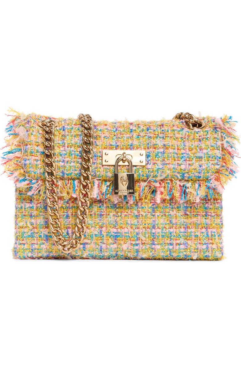 Kurt Geiger London Mini Brixton Tweed Shoulder Bag, Main, color,