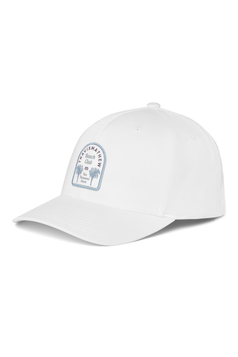 Club Member Snapback Baseball Cap, Main, color, WHITE