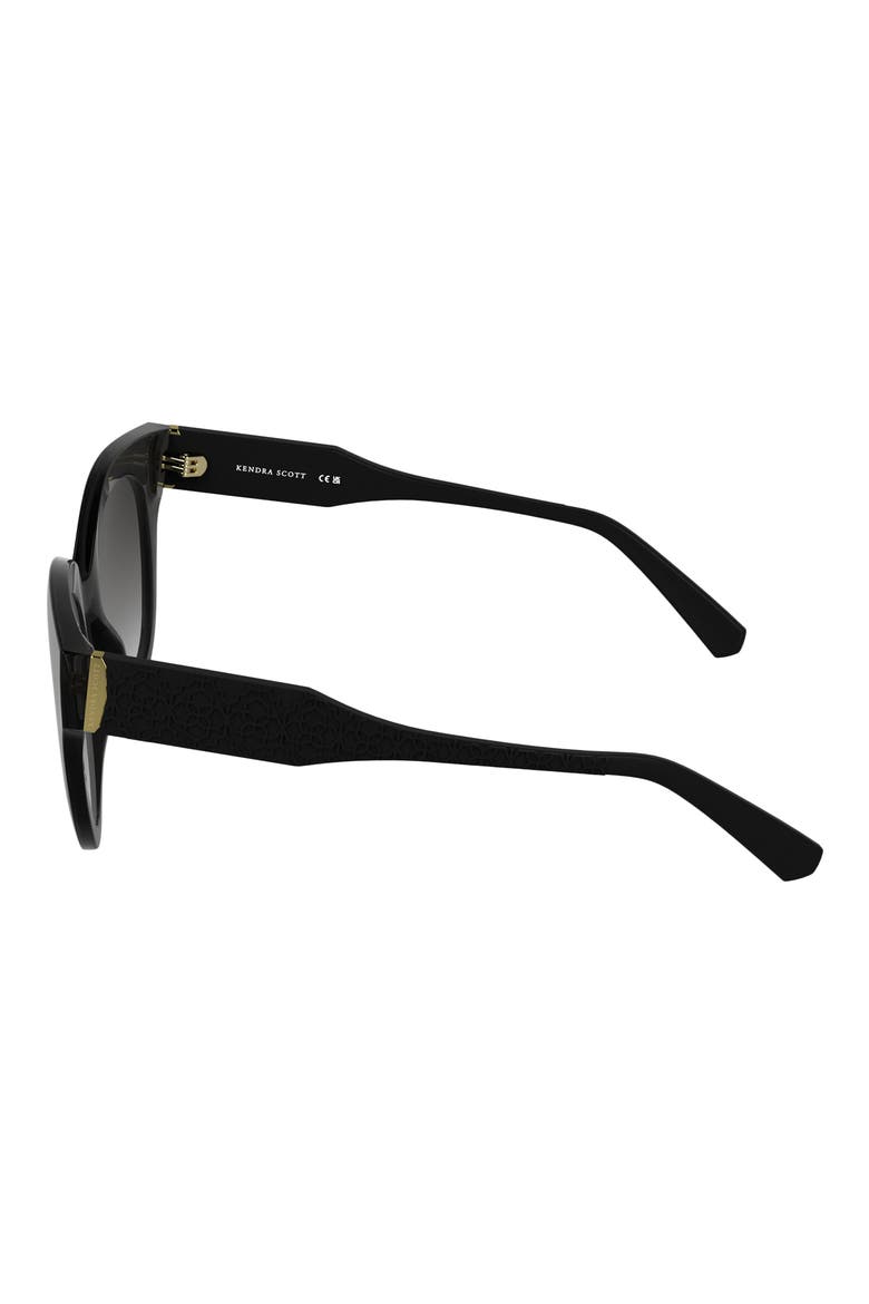 Dira 51mm Gradient Tea Cup Sunglasses, Alternate, color, GREY