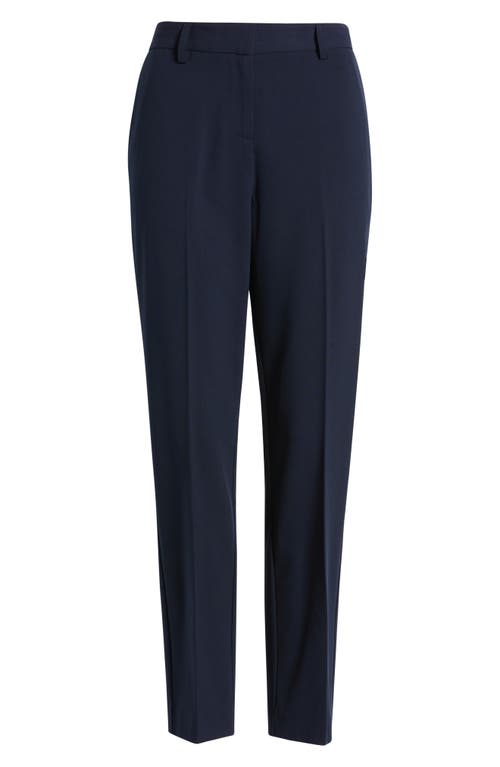 Tahari Asl Classic Straight Leg Pants In Blue