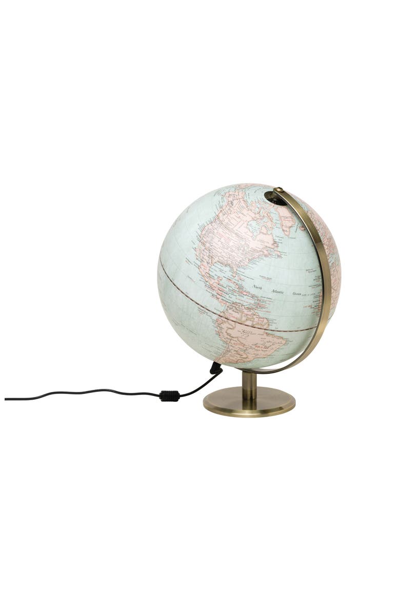 Vintage Globe Table Lamp, Main, color, NO COLOR
