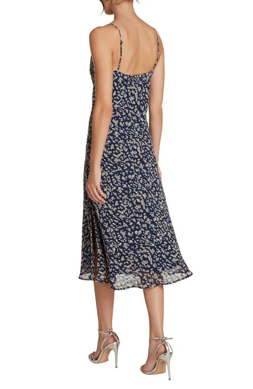 Matty M . Amelie Midi Dress In Blue