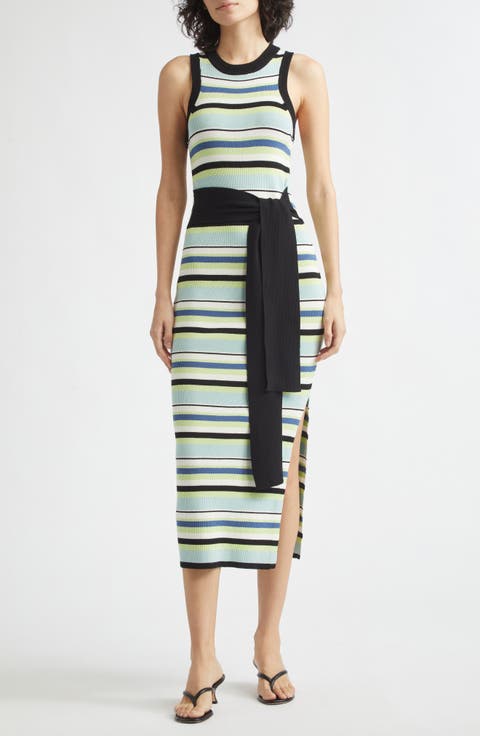 Piper Tie Front Midi Dress
