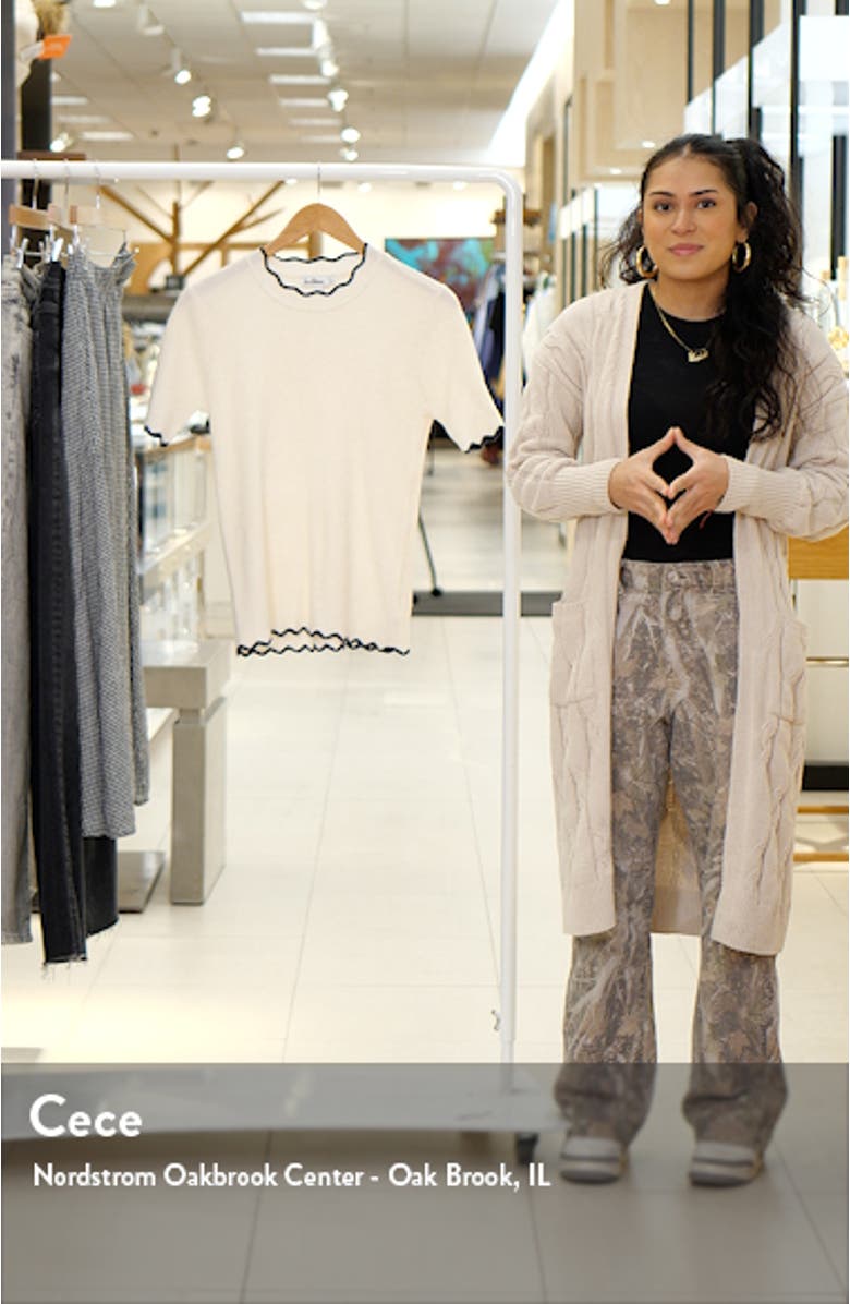 Leslie Scallop Rib Top, sales video thumbnail