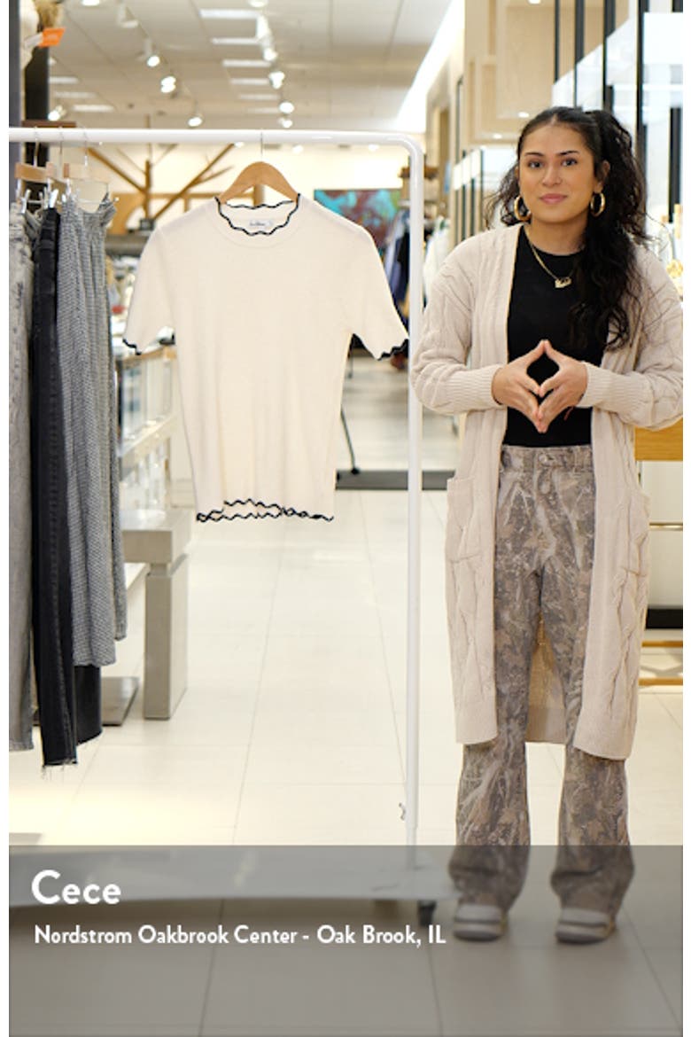 Leslie Scallop Rib Top video