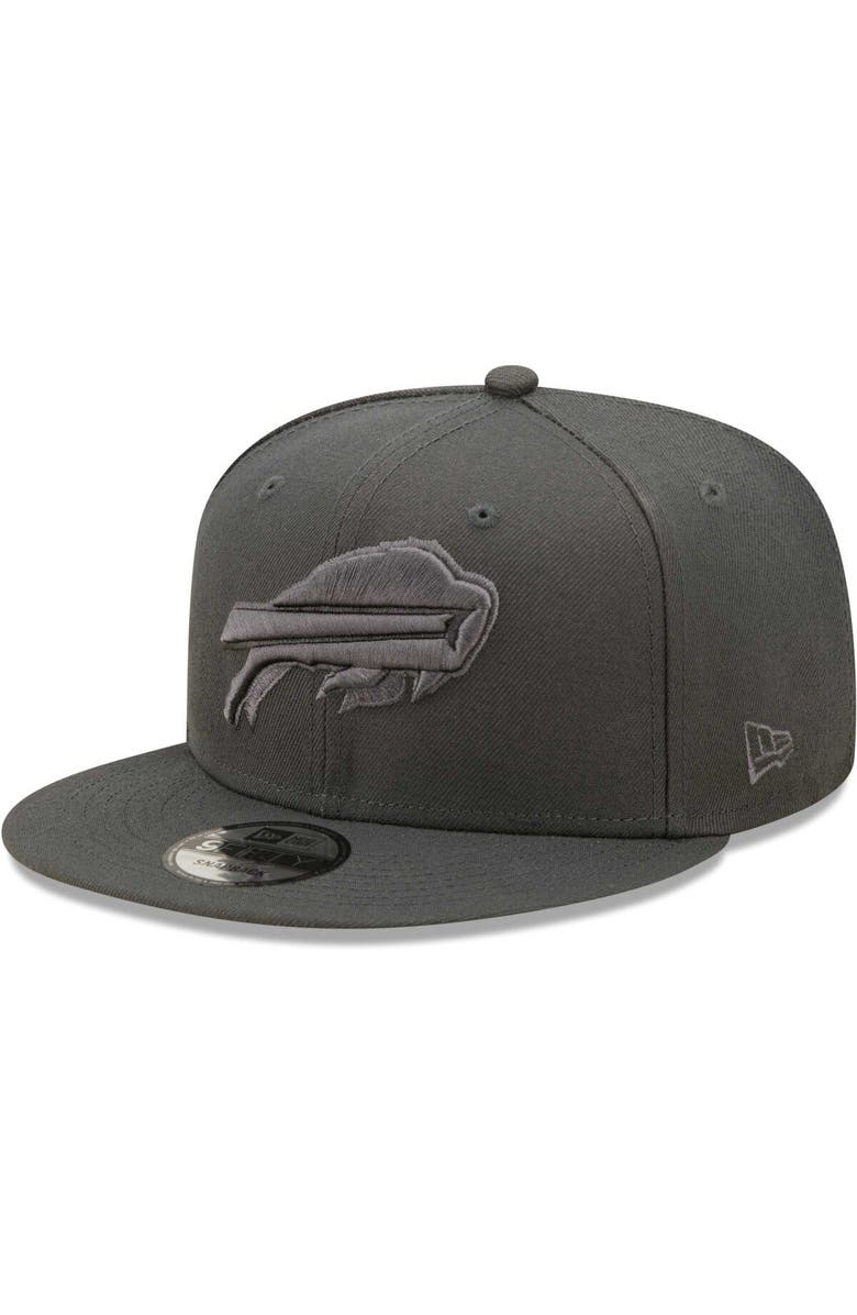 New Era Men's New Era Graphite Buffalo Bills Color Pack 9FIFTY Snapback Hat, Main, color,