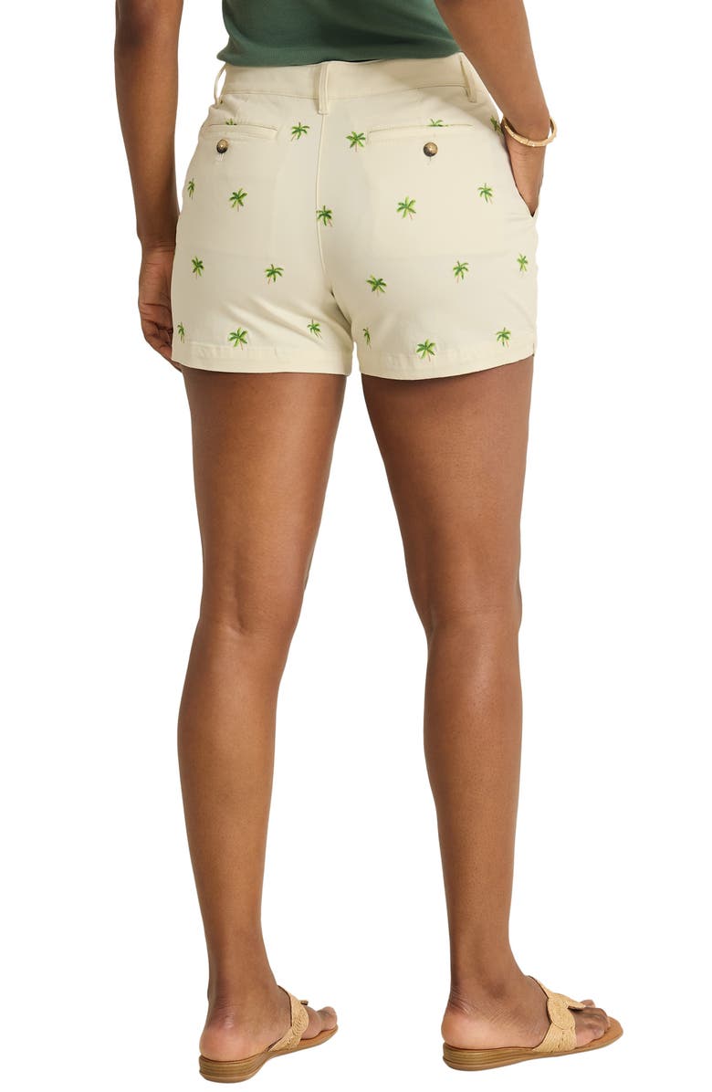 Tommy Bahama Palm Paradise Boraca Cotton Blend Shorts, Alternate, color, Vanilla Ice