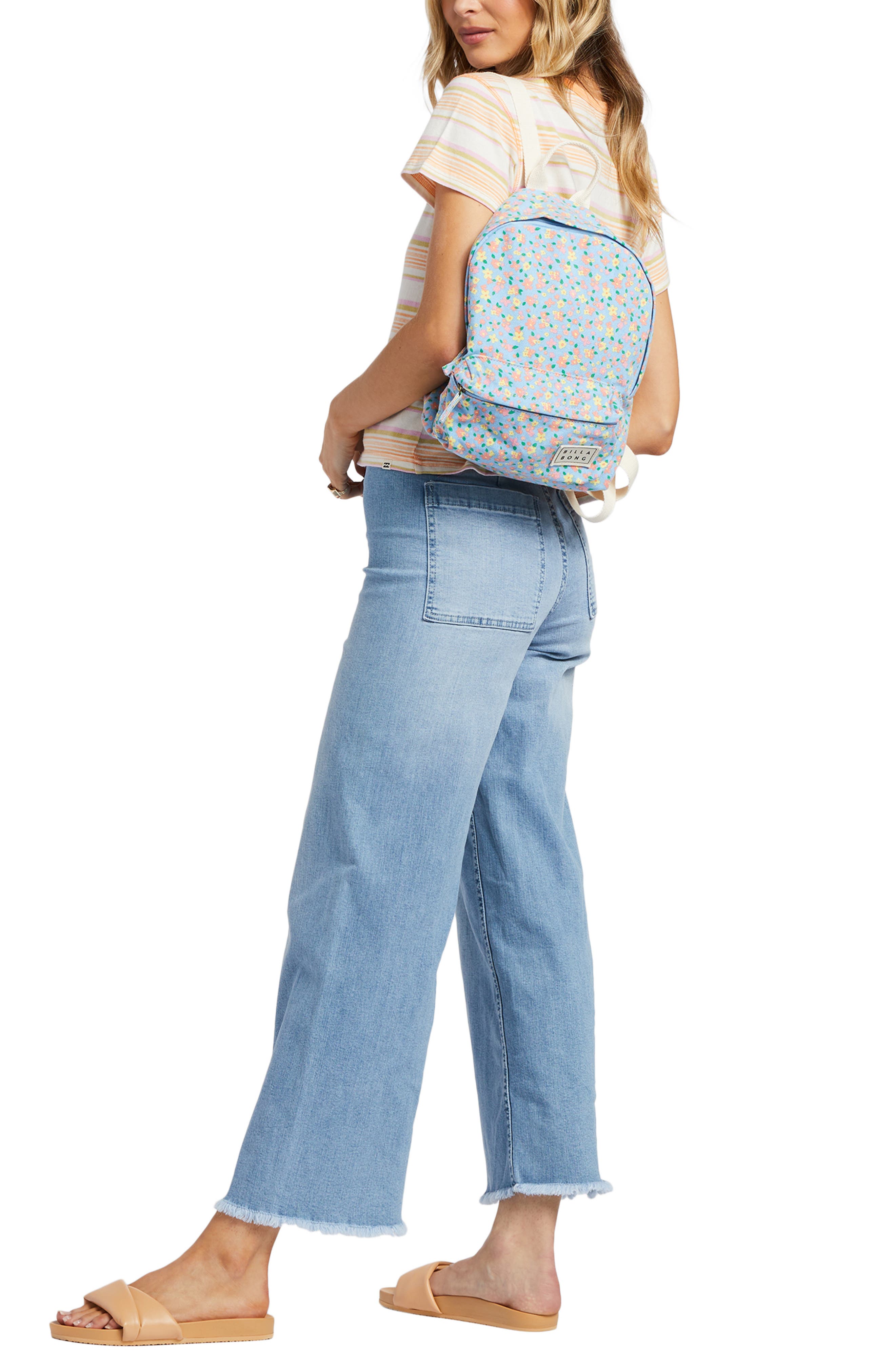 Mini Mama Print Backpack, Alternate, color, SUMMER SKY
