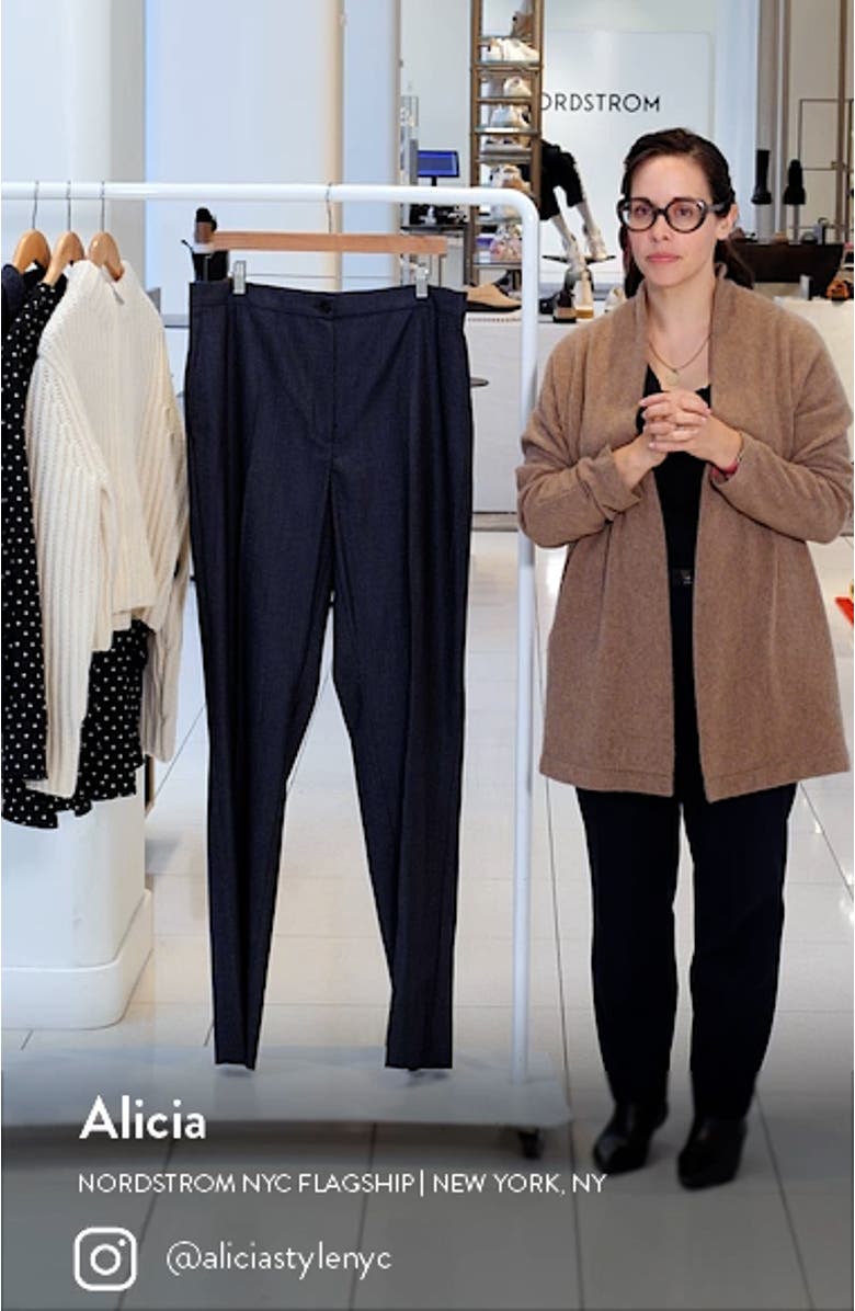 Banda Stretch Wool Blend Straight Leg Pants, sales video thumbnail