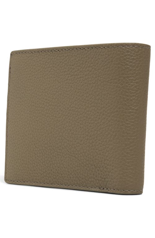 TED BAKER TED BAKER LONDON BROCKWELL PEBBLED LEATHER BIFOLD WALLET