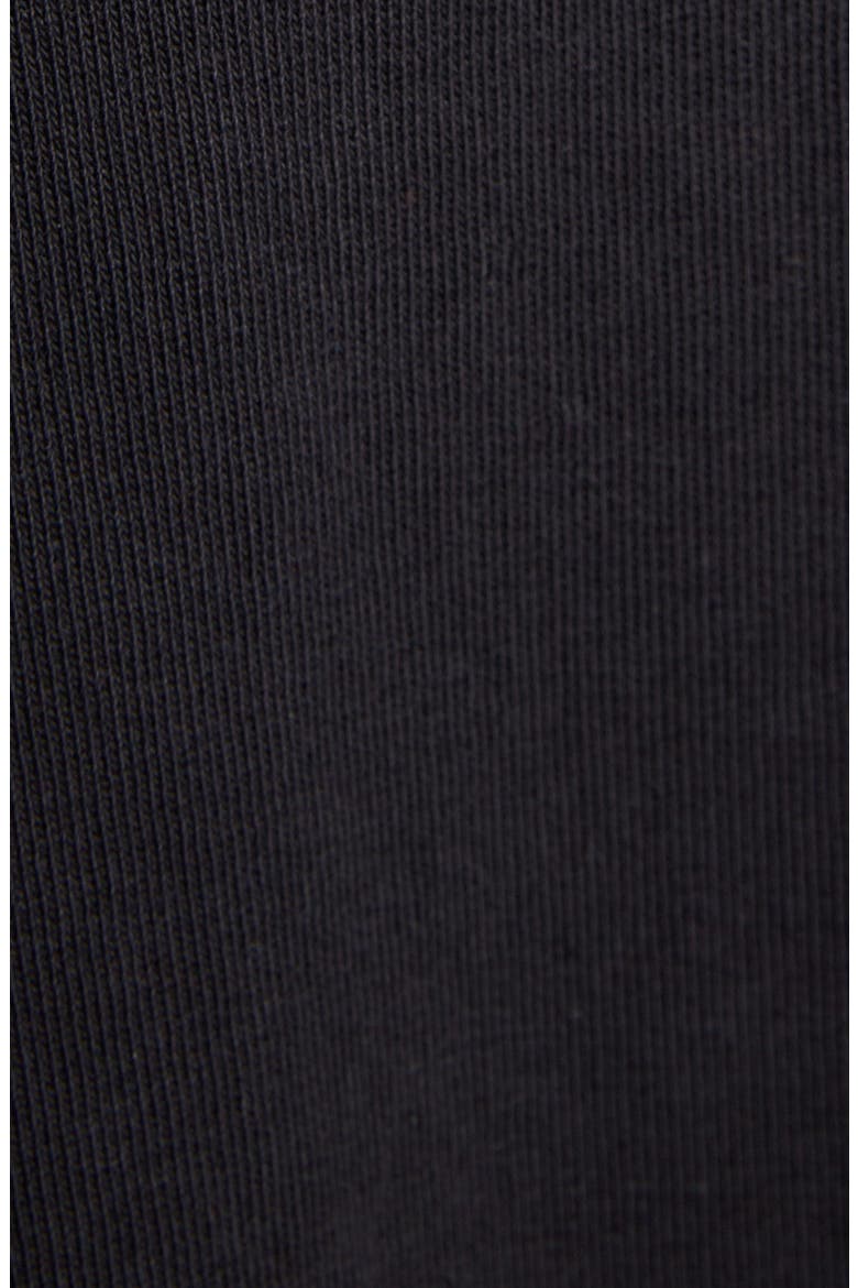 Boxy Long Sleeve Logo Sweatshirt, Alternate, color, BLACK