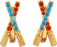 Girls Crew Star Wars™ Lightsaber Duel Cubic Zirconia Hoop Earrings