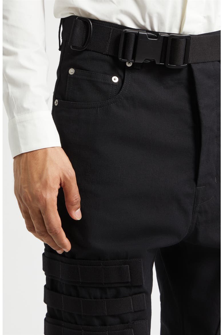 Geth Temple Slim Cargo Pants, Alternate, color, BLACK