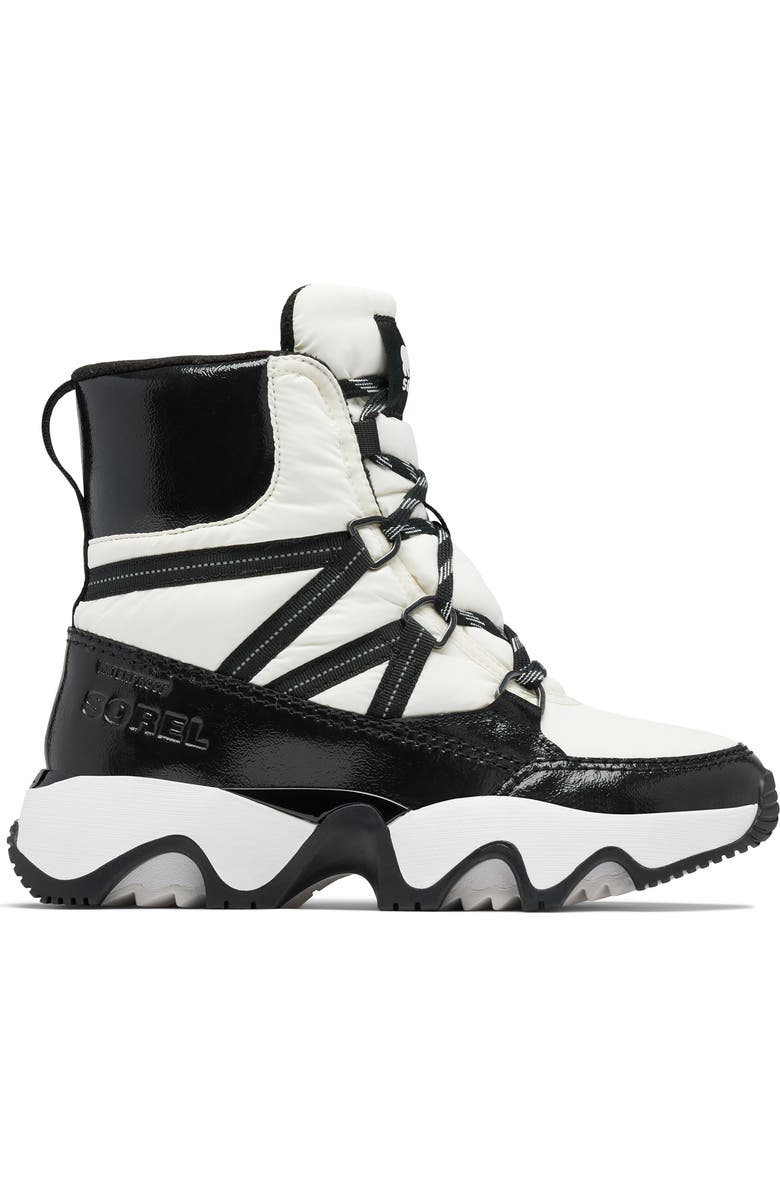 SOREL Kinetic Impact Sport Waterproof Boot, Alternate, color, Sea Salt/ Black