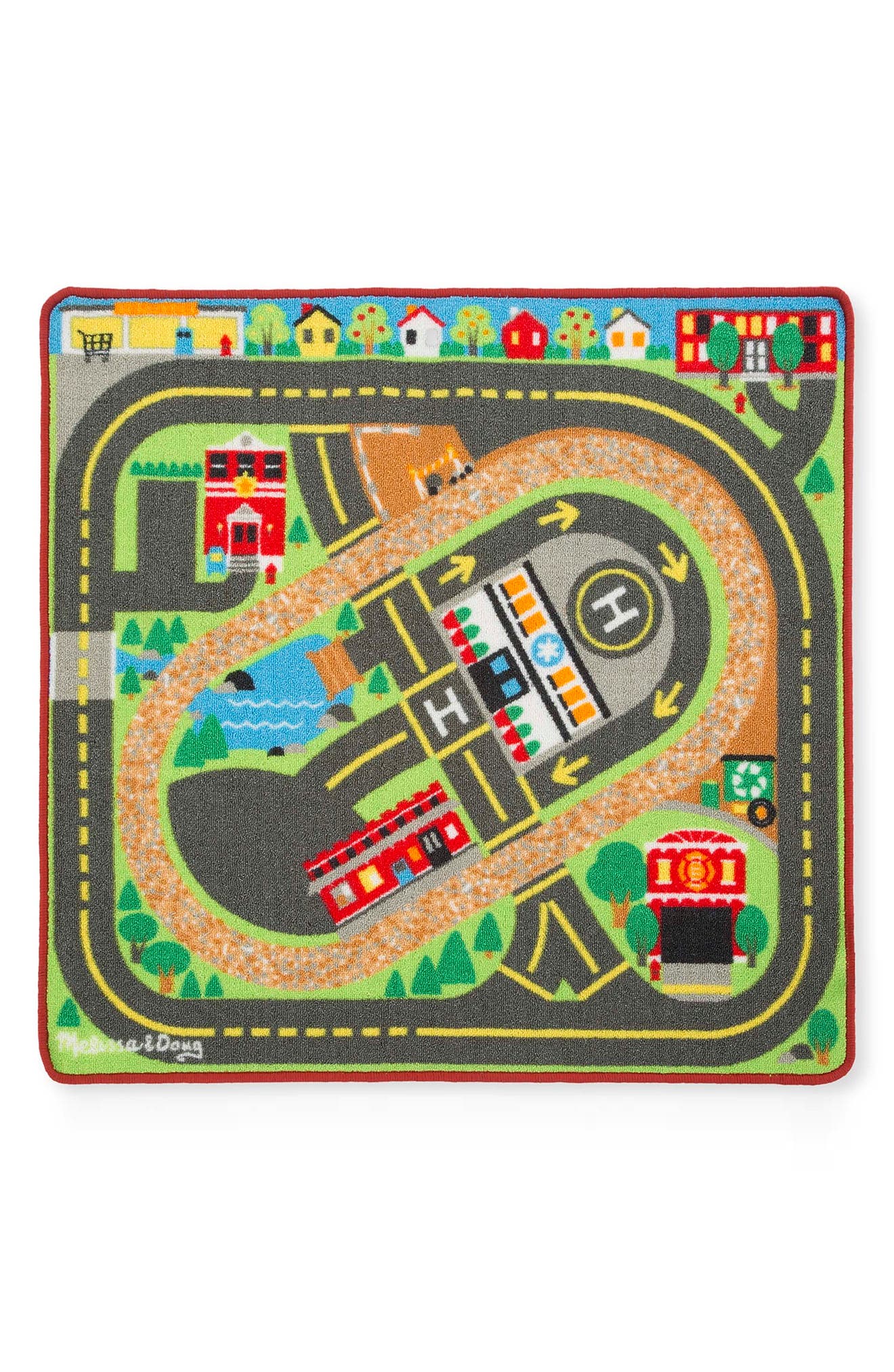 Melissa & Doug Deluxe Multi-Vehicle Activity Rug Set | Nordstromrack