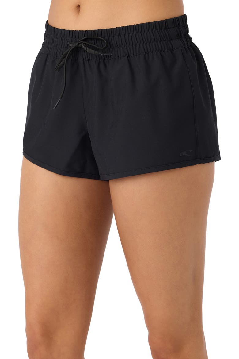 Balboa Saltwater Essentials Cover-Up Shorts, Alternate, color, BLACK