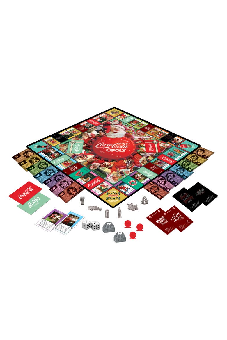 Coca-Cola Holiday Opoly, Alternate, color, Multicolor