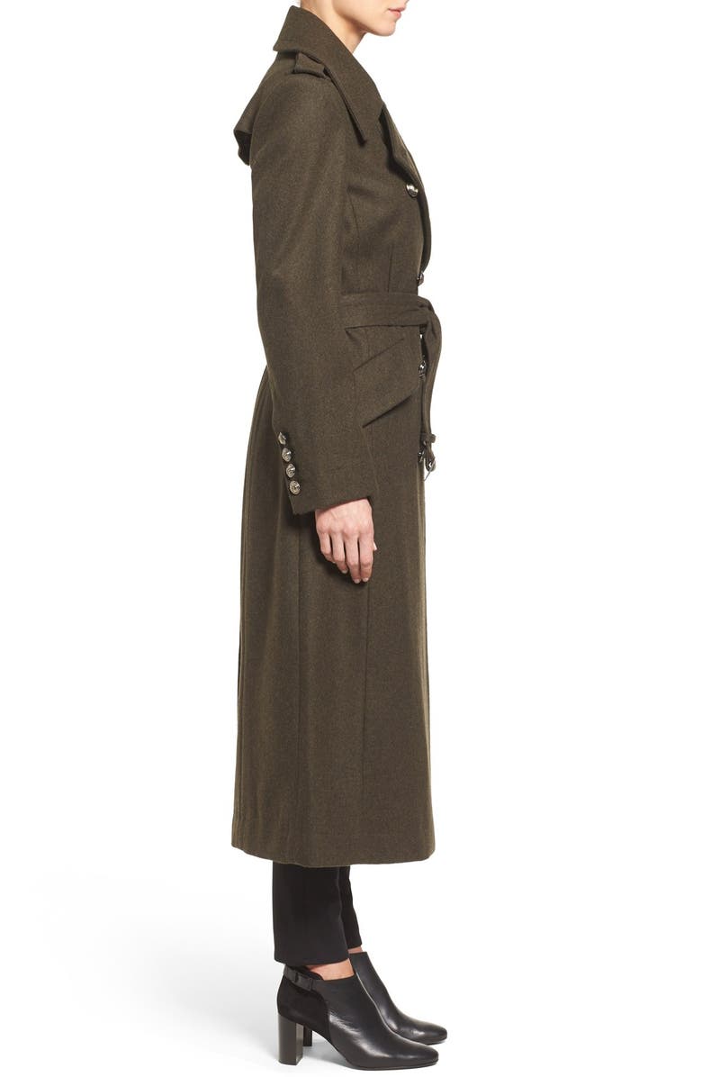 London Fog Double Breasted Trench Coat, Alternate, color,