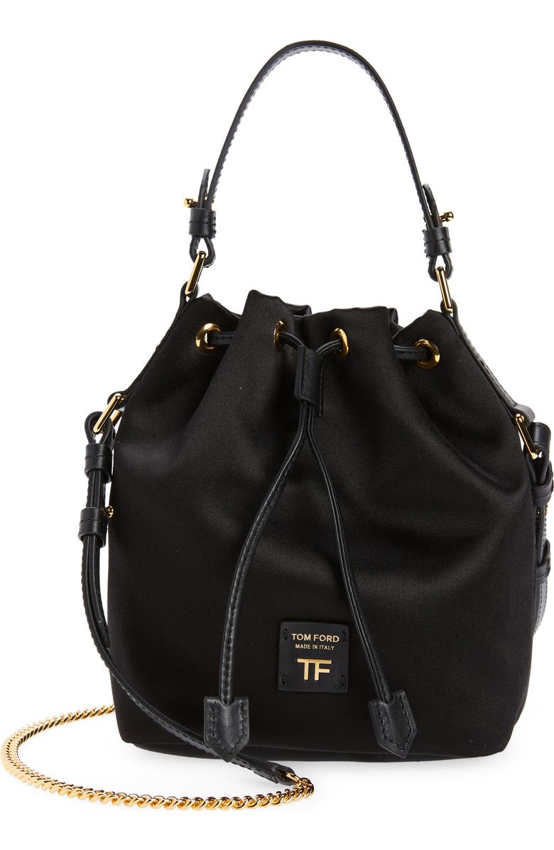 TOM FORD Small Disco Bucket Bag, Main, color,