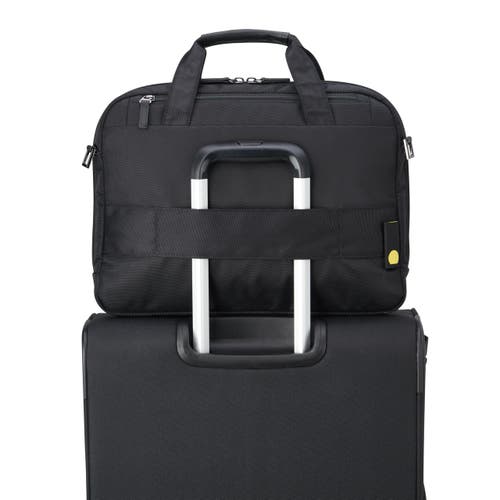Delsey Paris Wagram Briefcase With Laptop Sleeve In Black