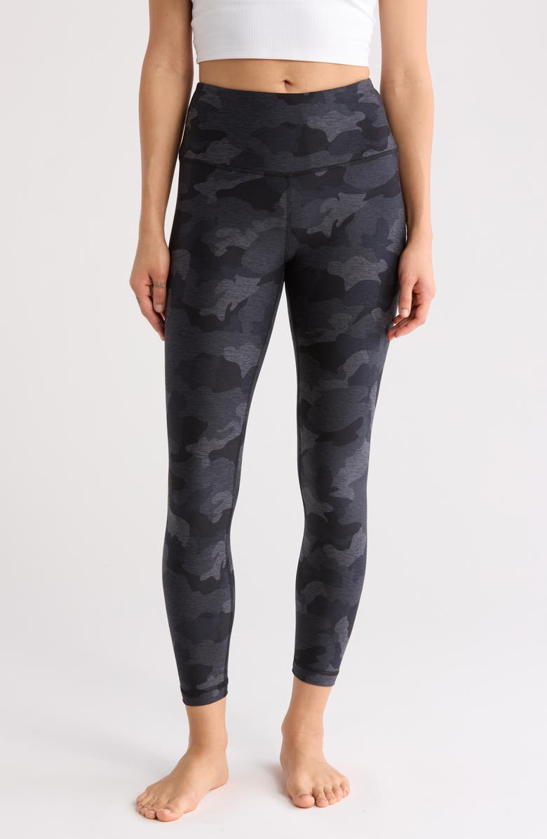 YOGALICIOUS Camo Print High Waist Ankle Leggings, Main, color, 