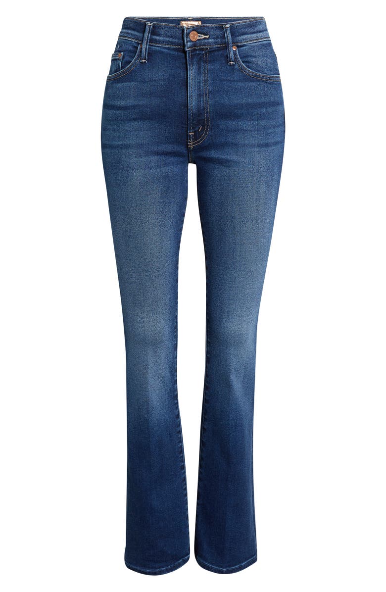 MOTHER The Insider Skimp High Waist Straight Leg Jeans, Alternate, color, Taking Chances