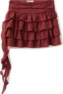 MANGO TEEN Ruffled Miniskirt