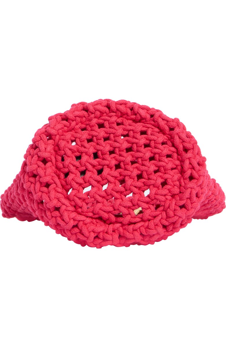 Madewell Braided Rope Pouchette, Alternate, color, Watermelon