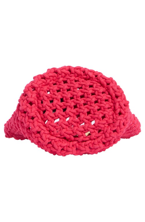 Madewell Braided Rope Pouchette In Red