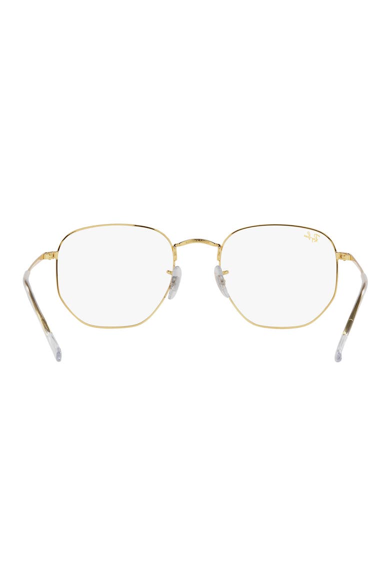 51mm Round Optical Glasses, Alternate, color, BLUE GOLD
