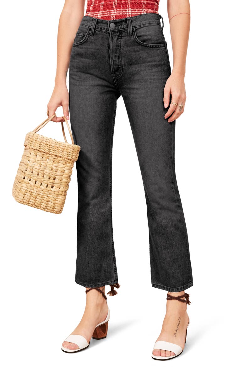 Jordi Ankle Kick Flare Jeans, Main, color, PACIFIC