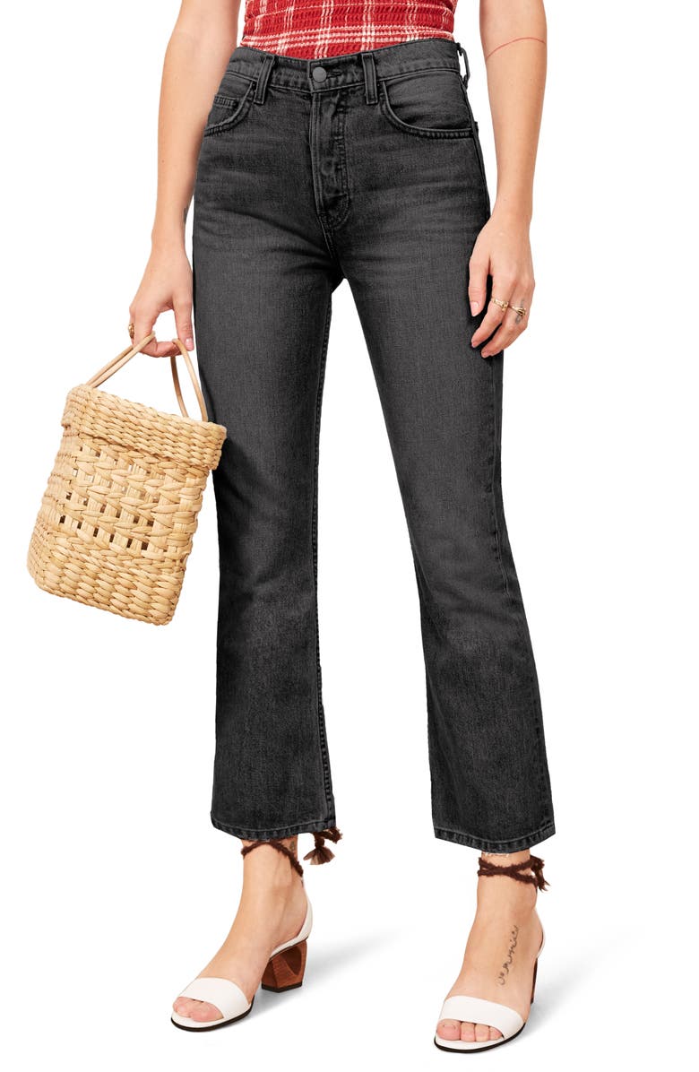 Reformation Jordi Ankle Kick Flare Jeans, Main, color,