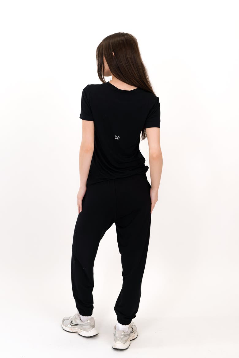 The Everyday Tee, Alternate, color, black