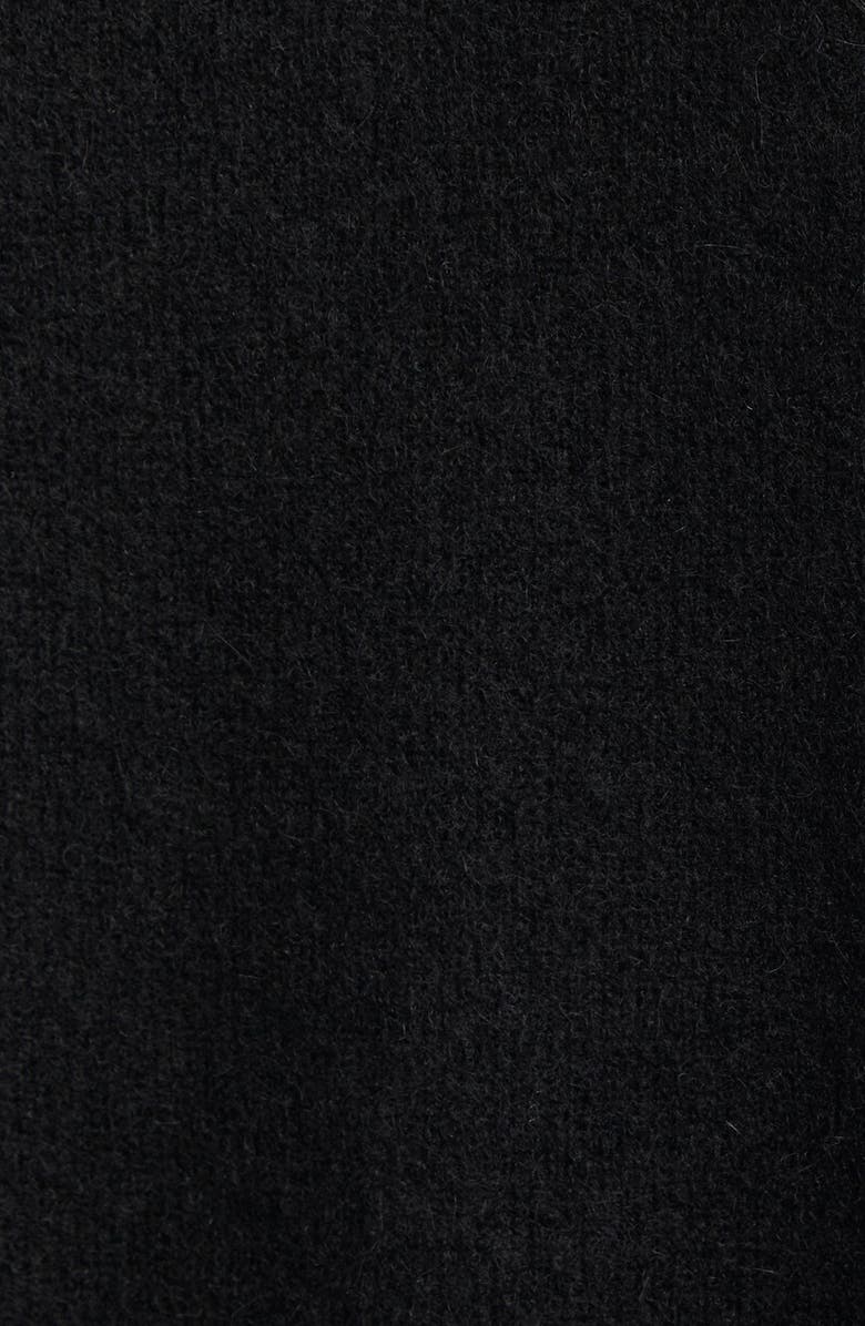 FRENCKENBERGER Cashmere Bomber Cardigan, Alternate, color, Black