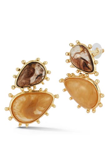 Sphera Milano Pebble Drop Earrings