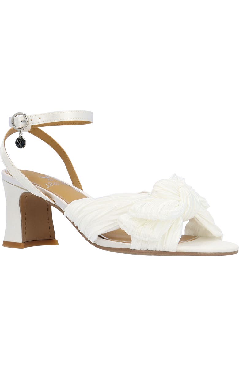 J. Reneé Olwen Ankle Strap Sandal, Main, color, White