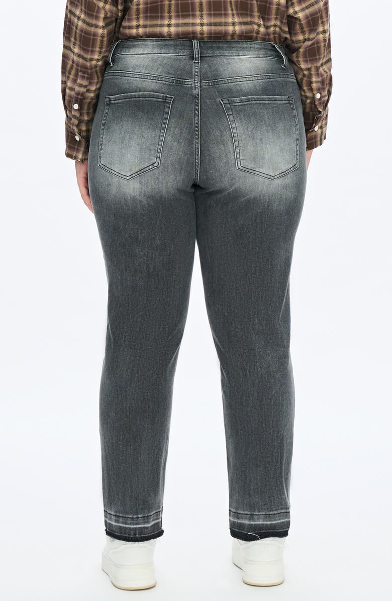 Bayeas High Waist Straight Leg Mom Jeans, Alternate, color, Starry Night