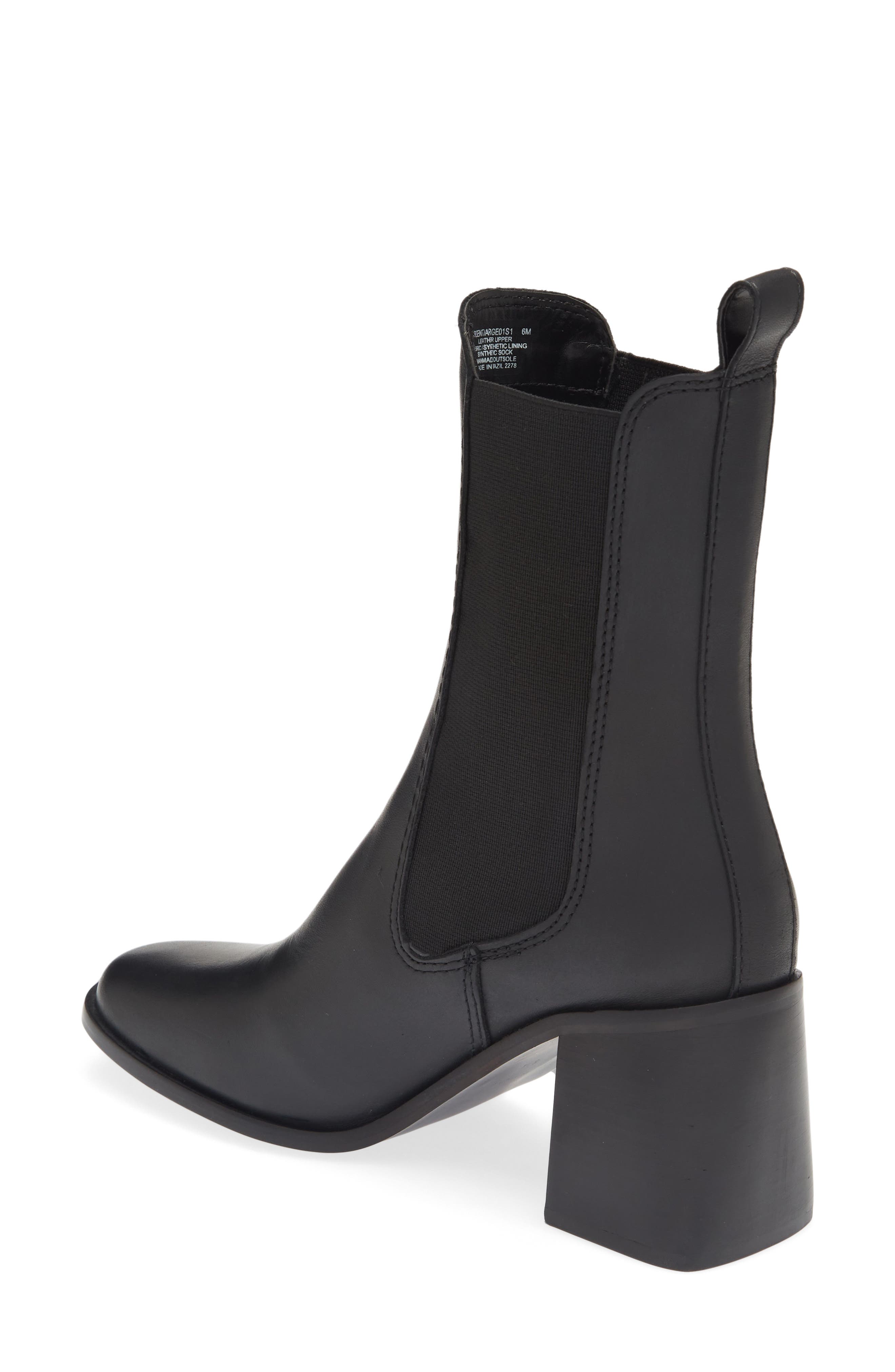 Steve Madden Argent Square Toe Chelsea Boot, Alternate, color, 