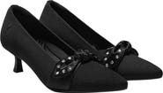 VIVAIA Pointed-Toe Bow Kitten Heels